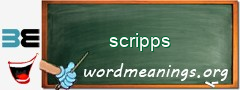 WordMeaning blackboard for scripps